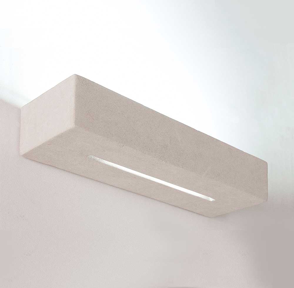 Wall sconce Moderna in pietra leccese with lampholder - immagine 2