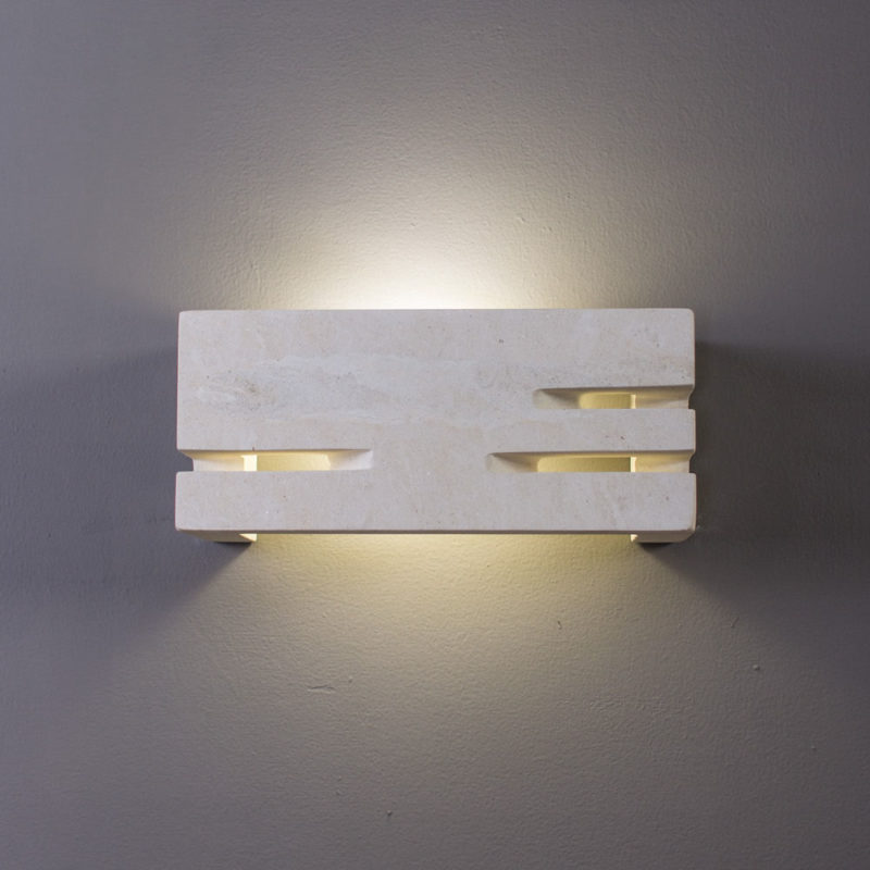 Applique Piccola da interno in pietra