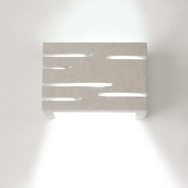 Applique con Tagli orizzontali in pietra