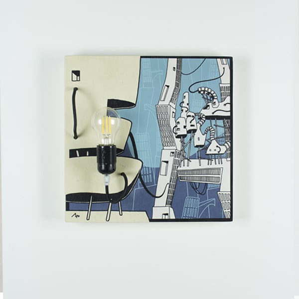 Applique Sista 1 da interno con portalampada