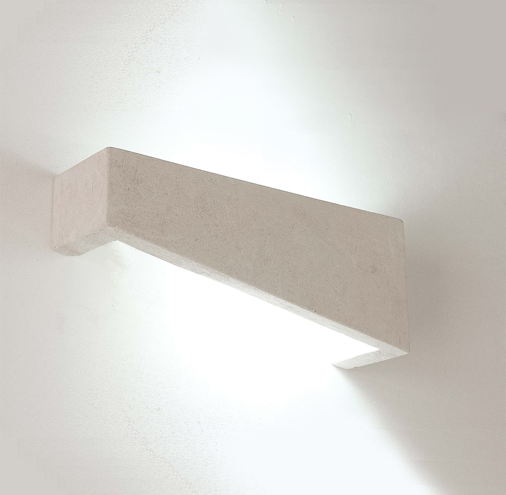 Applique Diagonal con taglio diagonale in pietra leccese - immagine 3