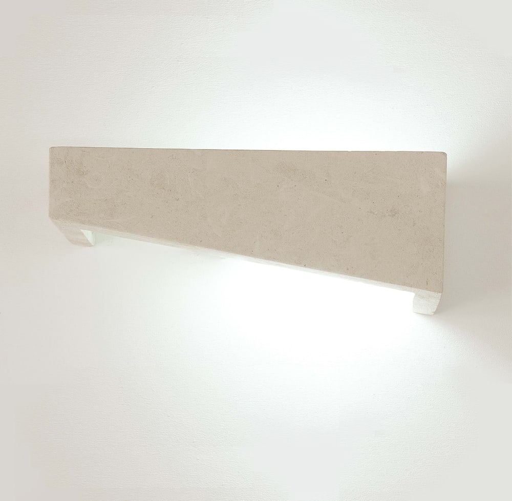 Applique Diagonal con taglio diagonale in pietra leccese - immagine 2