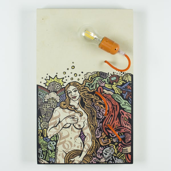 Applique Venere stampata su pietra