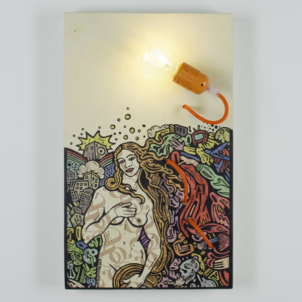 Applique Venere stampata su pietra - immagine 2