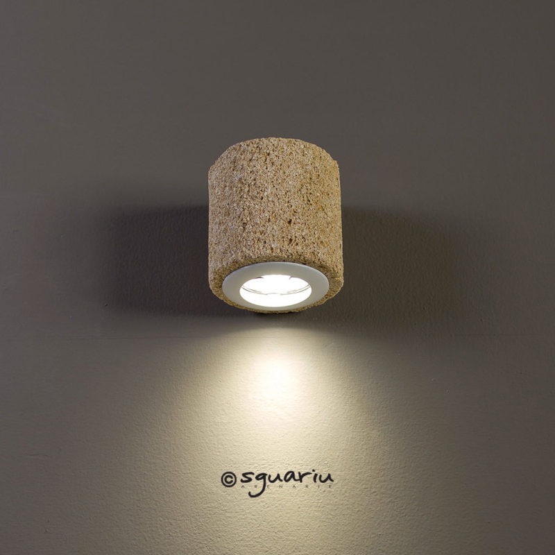 Faretto Spot realizzato in Carparo