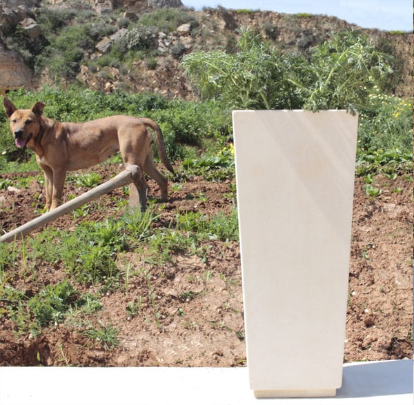 Vaso fioriera Alto in pietra leccese