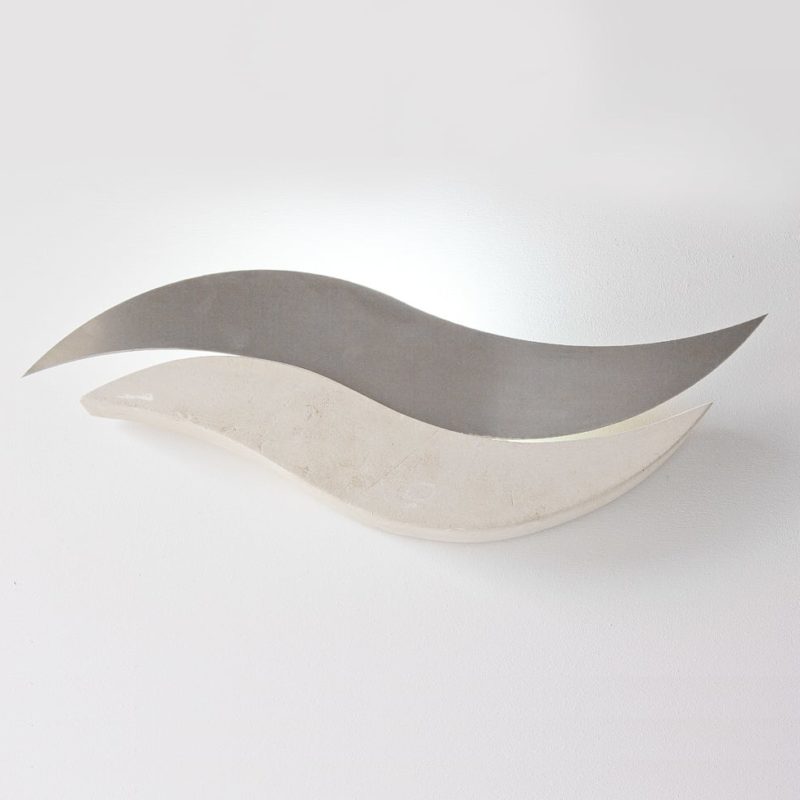 Applique Mare Onda, in pietra leccese