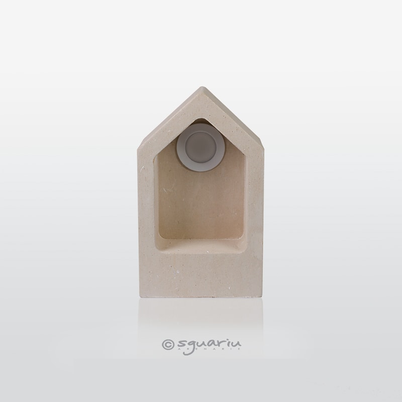 lampada in pietra pizzo dell'aspide