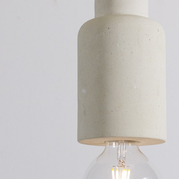 Lampada a sospensione in pietra leccese modello Prisca - immagine 4