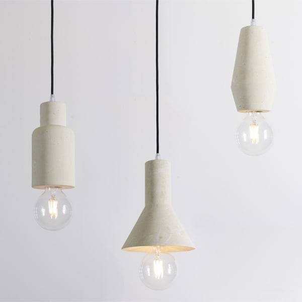 Lampada a sospensione in pietra leccese modello Prisca - immagine 2