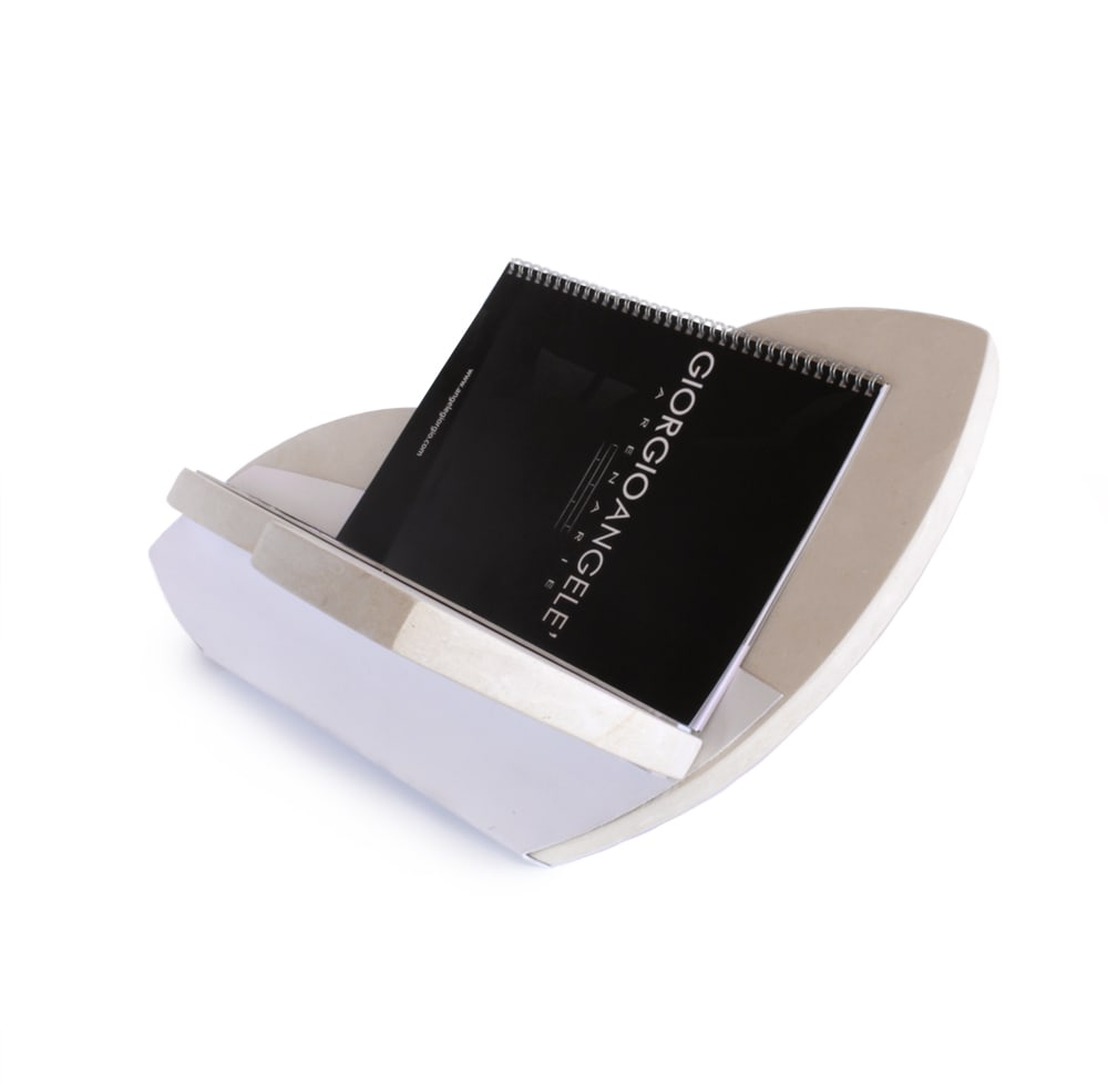 Portariviste "Farfalla in volo" in pietra leccese - immagine 3